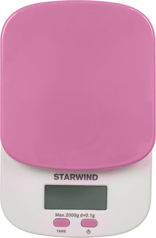 Купить Кухонные весы Starwind SSK2157 розовый — Фото 2