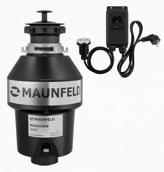 Измельчитель пищевых отходов MAUNFELD MWD5602PB																		 — описание, фото, цены в интернет-магазине PT Stores