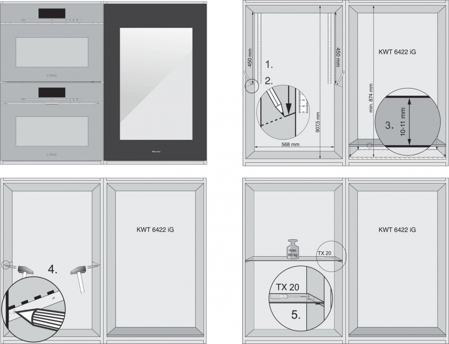 Купить Встраиваемый винный шкаф Miele KWT6422iG GRGR — Фото 3