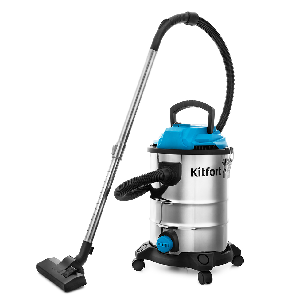 Пылесос Kitfort KT-549 голубой/серебристый																		 — описание, фото, цены в интернет-магазине PT Stores