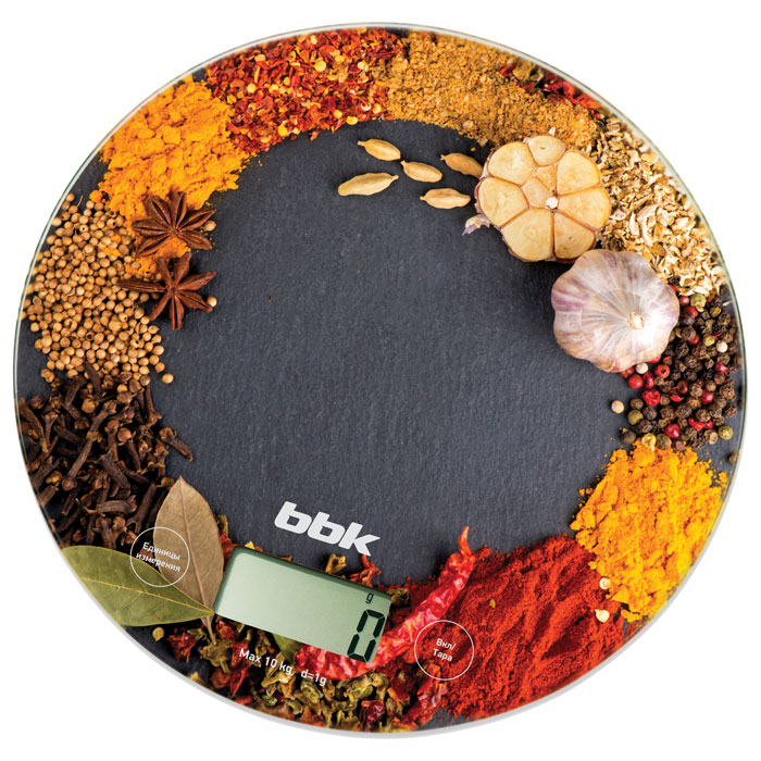 Кухонные весы BBK KS103G черн/ор																		 — описание, фото, цены в интернет-магазине PT Stores