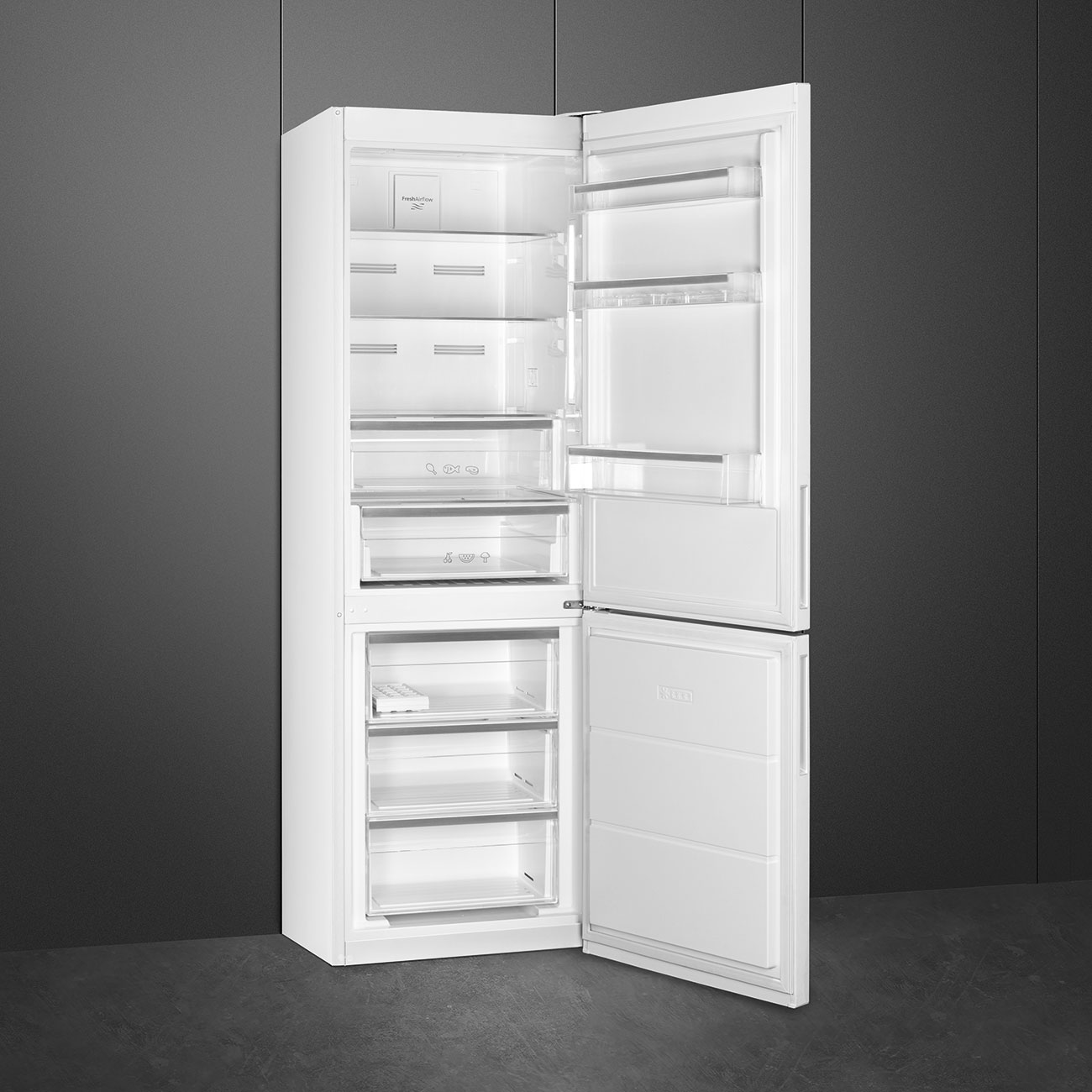 Купить Двухкамерный холодильник Smeg FC20EN1W — Фото 2
