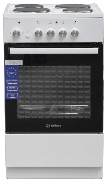 Электрическая плита DeLuxe 5004.18э 001																		 — описание, фото, цены в интернет-магазине PT Stores