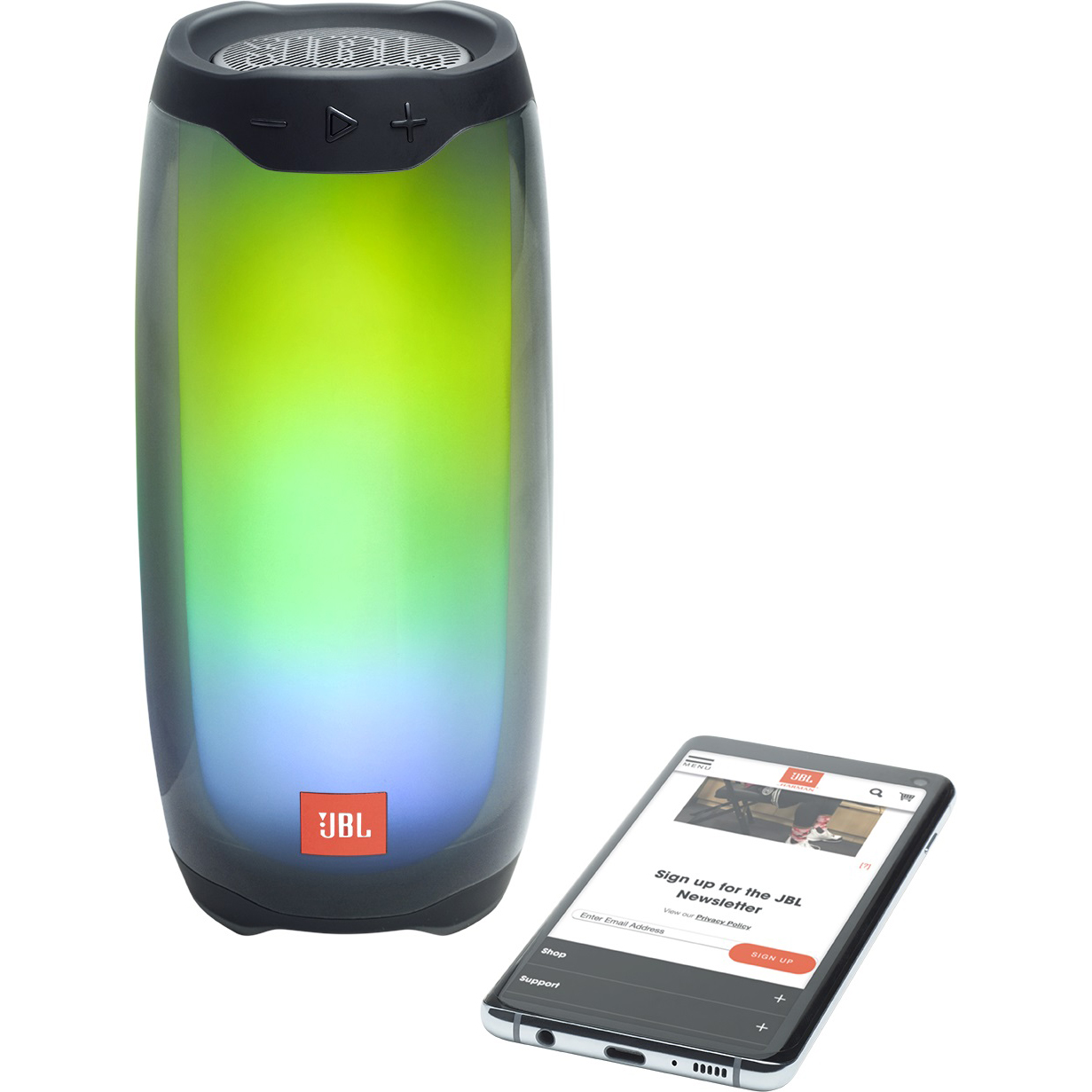 Купить Портативная акустика JBL Pulse 4 черная — Фото 2