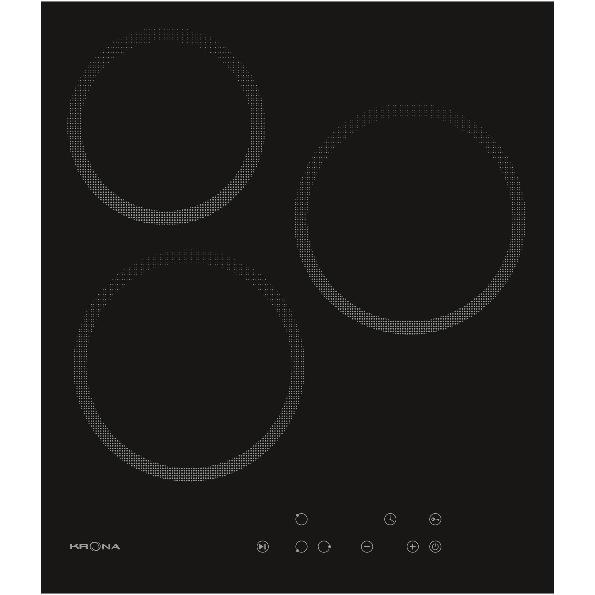 Электрическая варочная панель KRONA CORTO 45 BL																		 — описание, фото, цены в интернет-магазине PT Stores