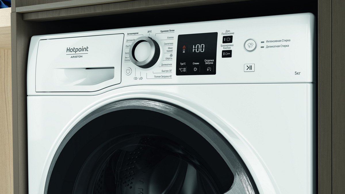Купить Стиральная машина Hotpoint NUS 5015 S RU — Фото 6