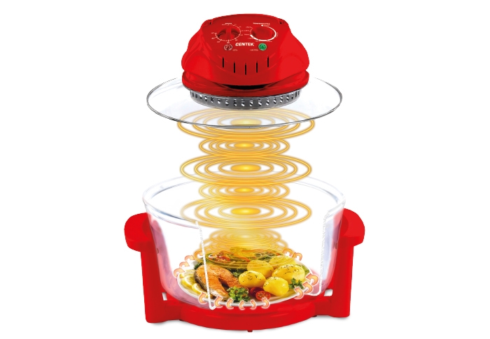 Купить Аэрогриль CENTEK CT-1456 Red — Фото 3