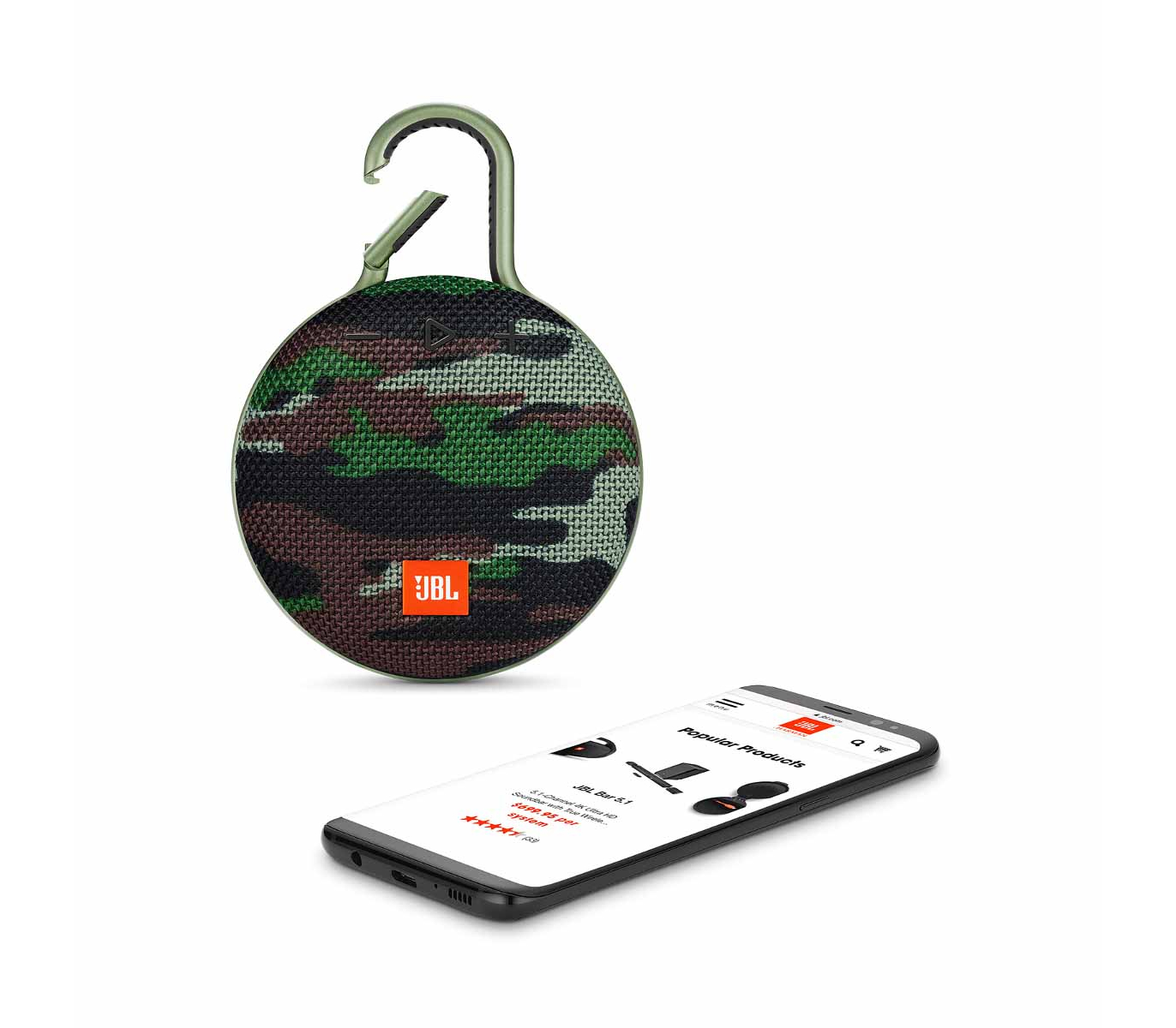 Купить Портативная акустика JBL CLIP 3 CAMOUFLA — Фото 2