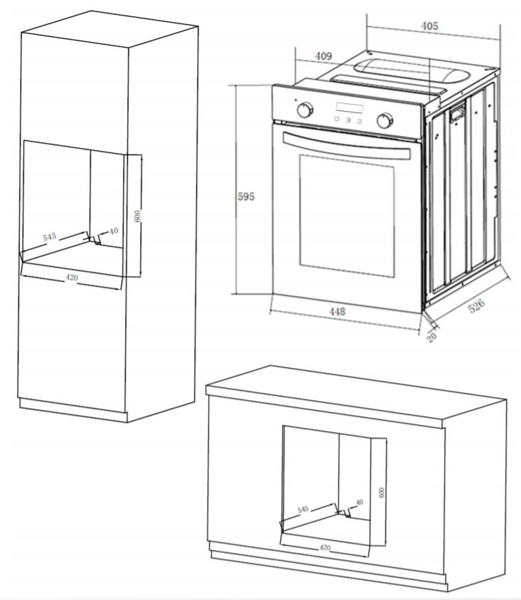 Купить Электрический духовой шкаф MAUNFELD EOEM516BG — Фото 2