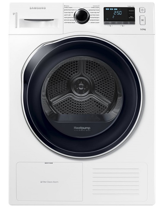 Сушильная машина SAMSUNG DV90K6000CW																		 — описание, фото, цены в интернет-магазине PT Stores