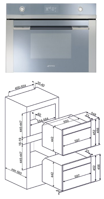Купить Встраиваемая пароварка SMEG SF4120V — Фото 3