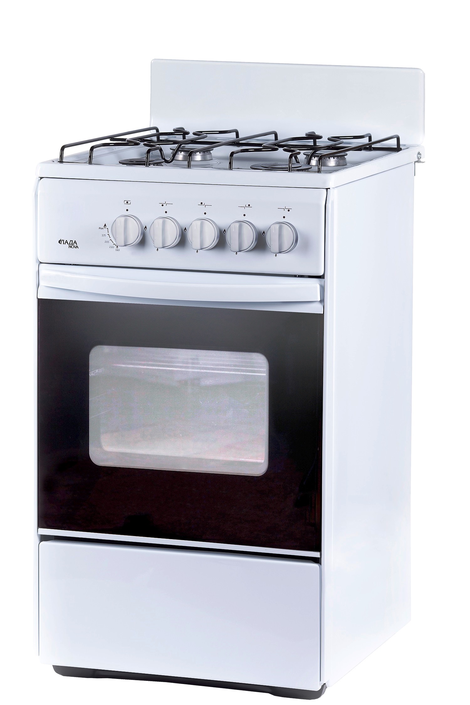 Газовая плита ЛАДА Nova RG 24043 W																		 — описание, фото, цены в интернет-магазине PT Stores