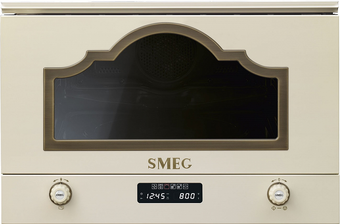 Встраиваемая СВЧ печь SMEG MP722PO																		 — описание, фото, цены в интернет-магазине PT Stores