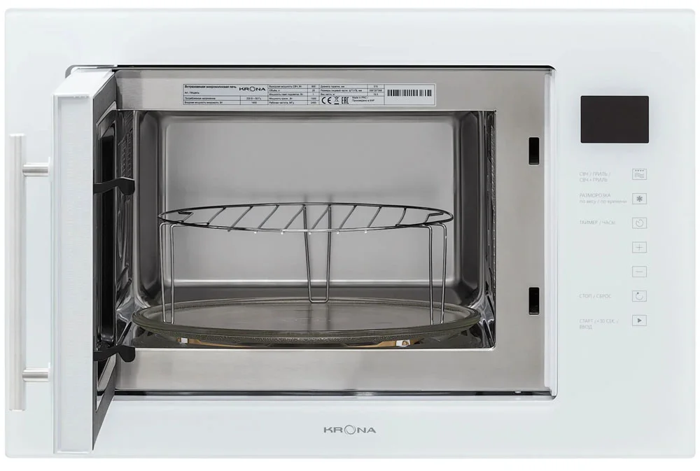 Купить Встраиваемая СВЧ печь KRONA RIFLESSO 60 WH V2 — Фото 2