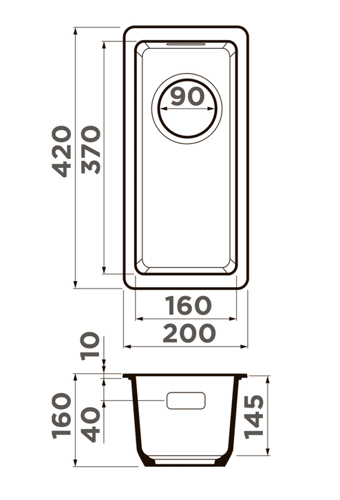 Купить Мойка OMOIKIRI Kata 20-U-MA Artgranit/марципан — Фото 2