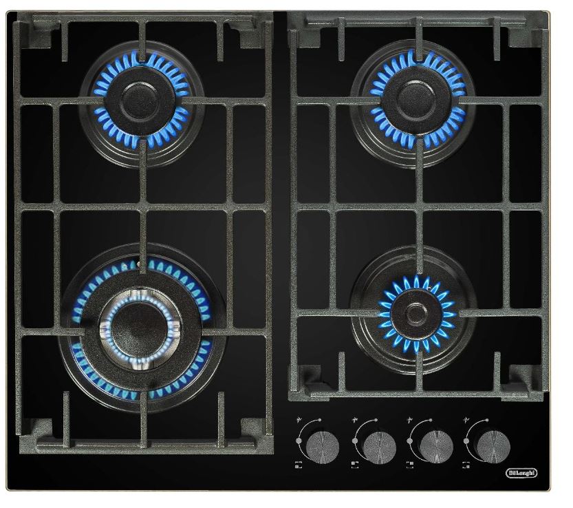 Газовая варочная панель Delonghi GRETA 6GW NB																		 — описание, фото, цены в интернет-магазине PT Stores