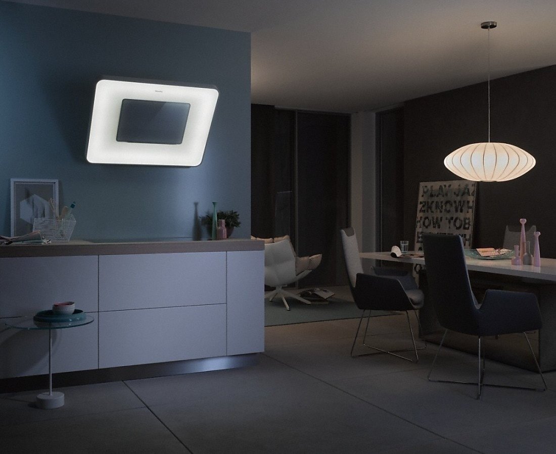 Купить Наклонная вытяжка MIELE DA6999 W Pearl — Фото 6