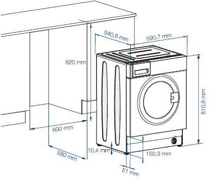 Купить Встраиваемая стиральная машина BEKO WDI 85143 — Фото 3