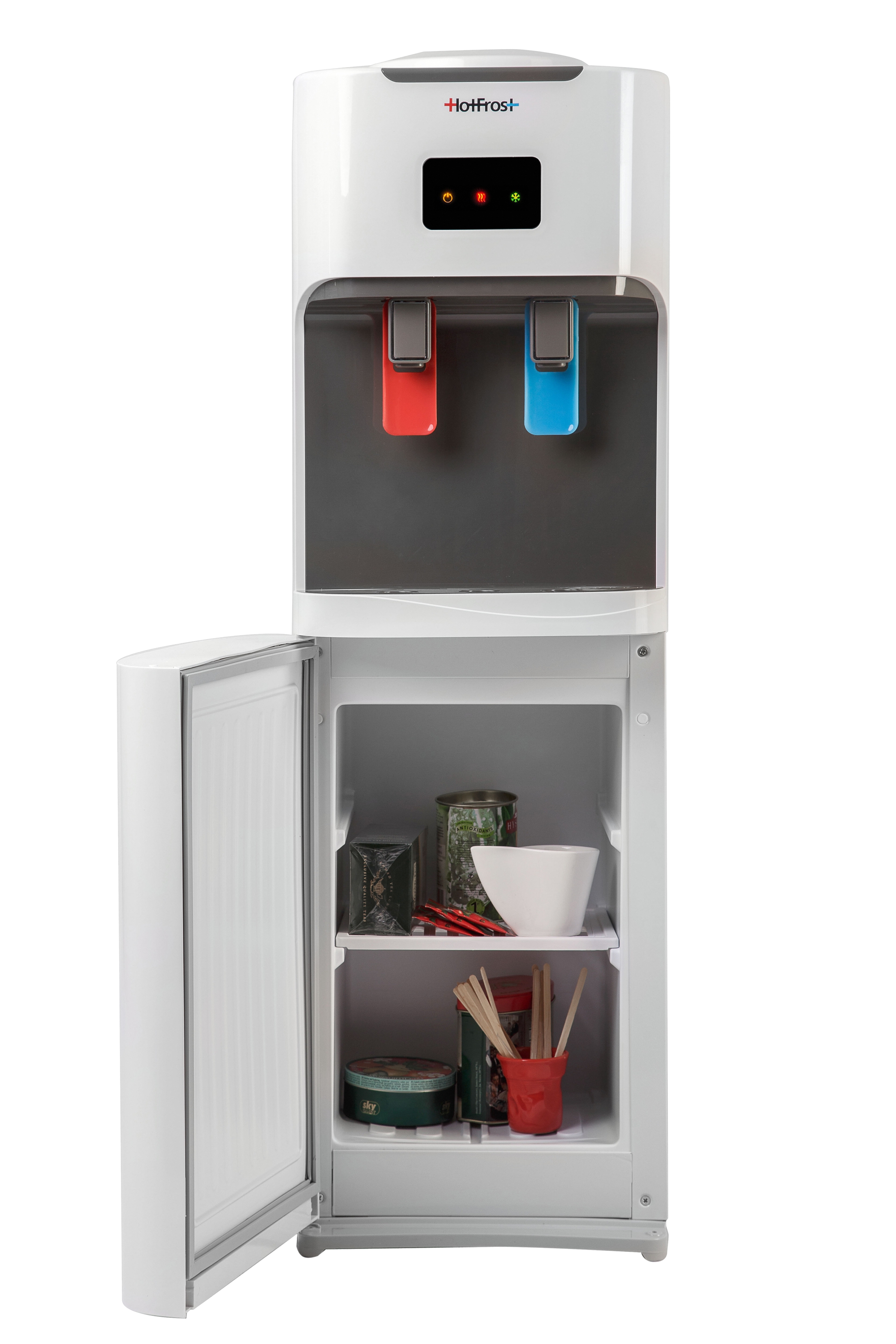 Купить Кулер для воды HotFrost V115CE  напольный белый/серый — Фото 2
