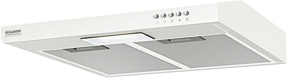 Плоская вытяжка KRONA JESSICA slim 600 white push button																		 — описание, фото, цены в интернет-магазине PT Stores