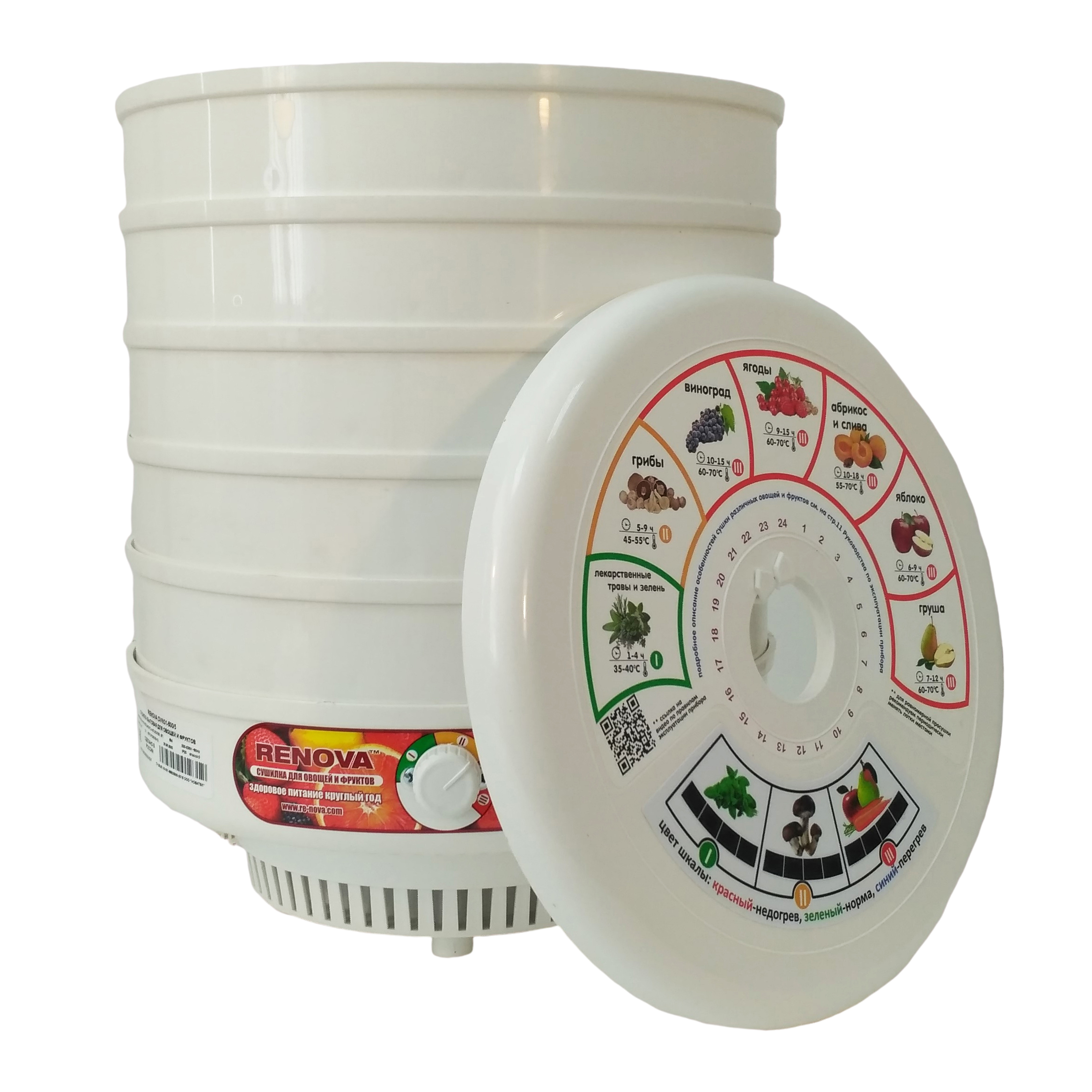 Сушилка для овощей и фруктов RENOVA DVN31-500/5  (R) ренова																		 — описание, фото, цены в интернет-магазине PT Stores