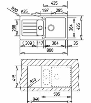 Купить Мойка TEKA KEA 60 B-TG WHITE — Фото 2