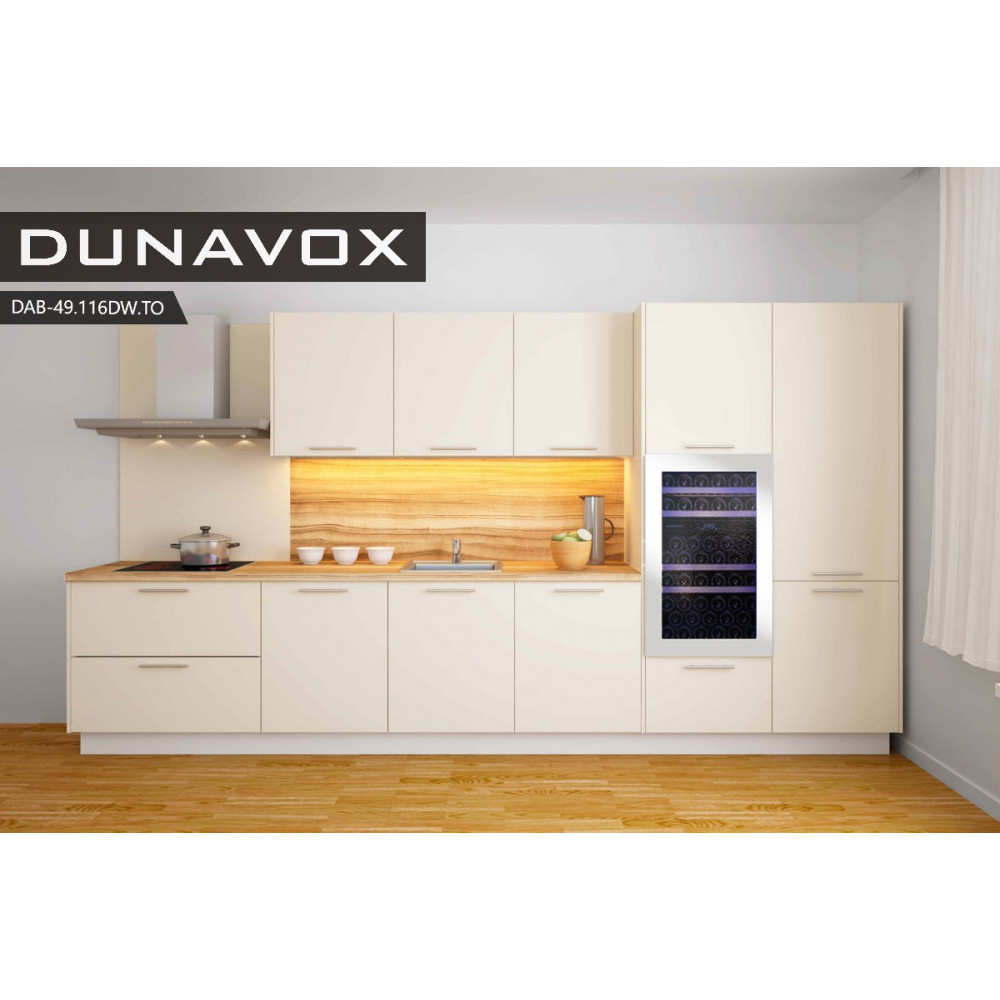 Купить Встраиваемый винный шкаф DUNAVOX DAB-49.116DW.TO — Фото 4