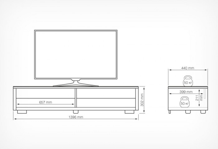 Купить  ALTEZA TV-37140 черный — Фото 2