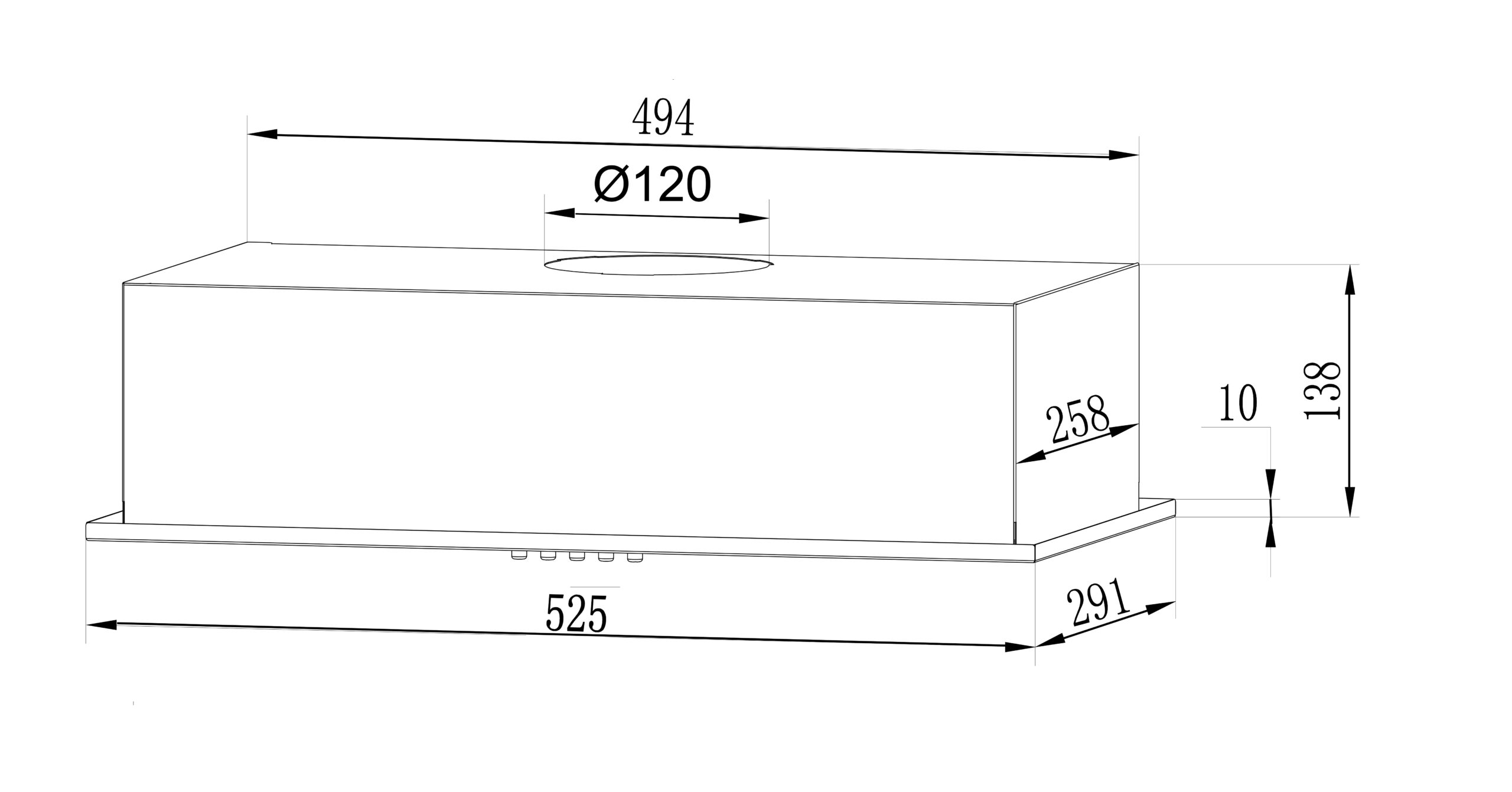 Купить Вытяжка встраиваемая LEX GS Bloc LIGHT 600 белый — Фото 7