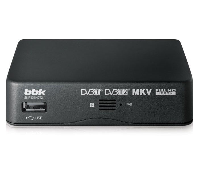 ТВ Тюнер BBK SMP131HDT2 темн серый																		 — описание, фото, цены в интернет-магазине PT Stores