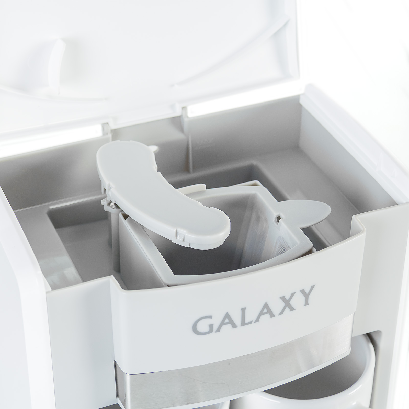 Купить Кофемашина GALAXY GL 0708 белая — Фото 2