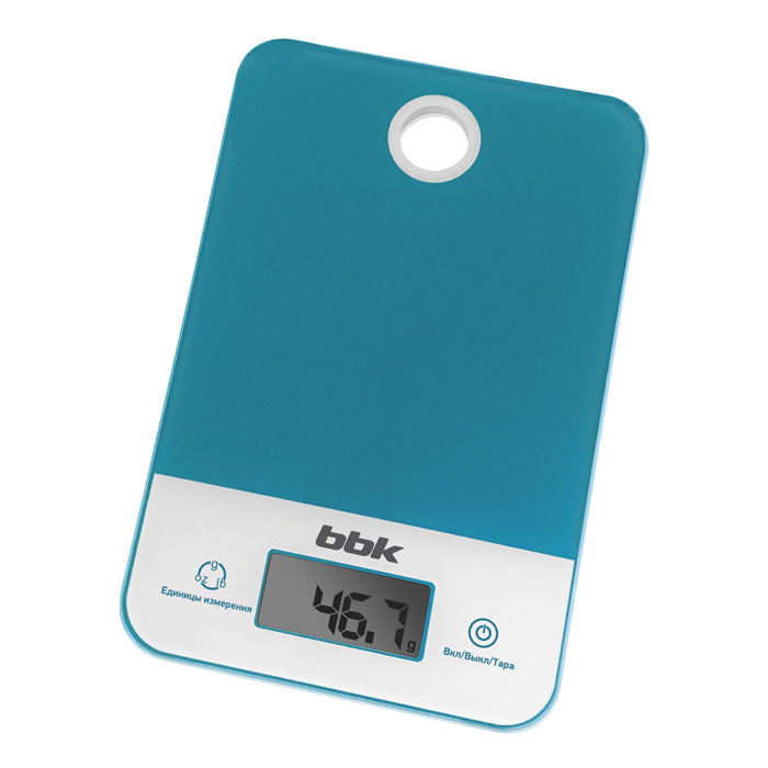 Кухонные весы BBK KS109G бирюз																		 — описание, фото, цены в интернет-магазине PT Stores