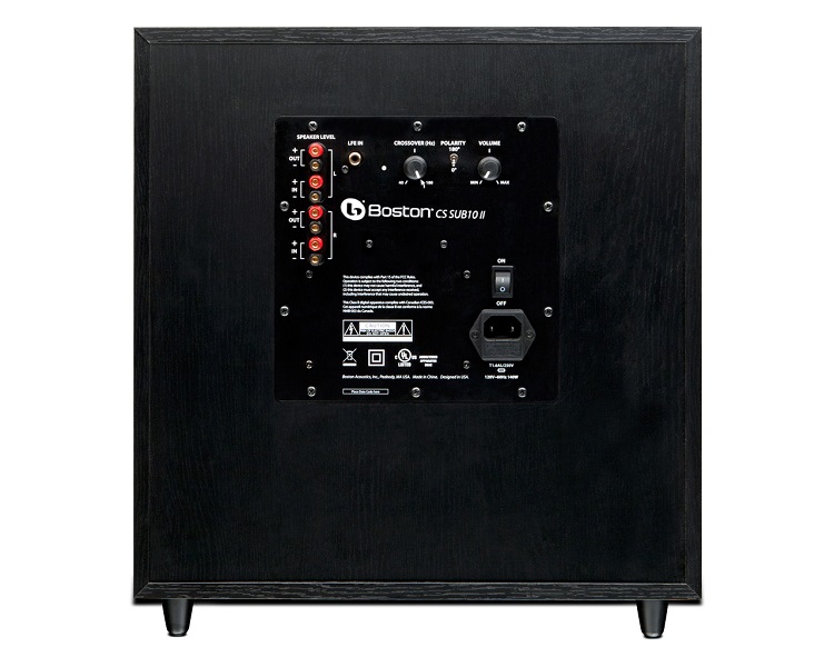 Купить Акустическая система BOSTON ACOUSTICS CS SUB10 II, black — Фото 5