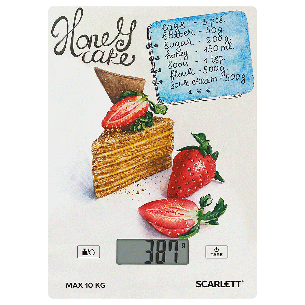 Кухонные весы Scarlett SC-KS57P76																		 — описание, фото, цены в интернет-магазине PT Stores