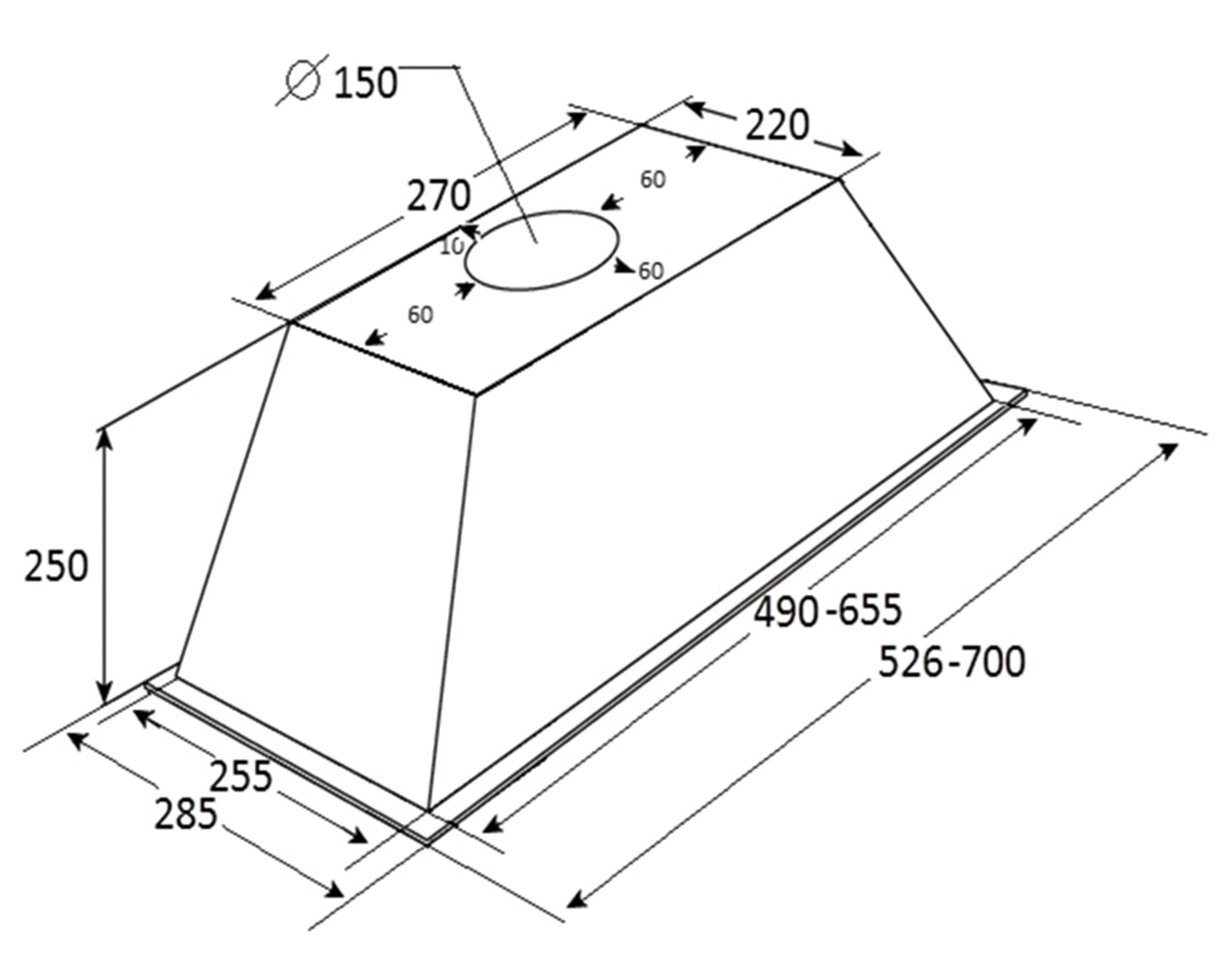 Купить Вытяжка встраиваемая KUPPERSBERG INLINEA 52 W X — Фото 4