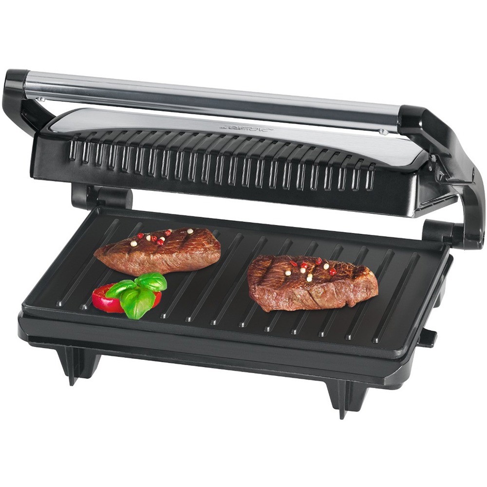 Электрический гриль CLATRONIC MG 3519 schwarz-inox																		 — описание, фото, цены в интернет-магазине PT Stores