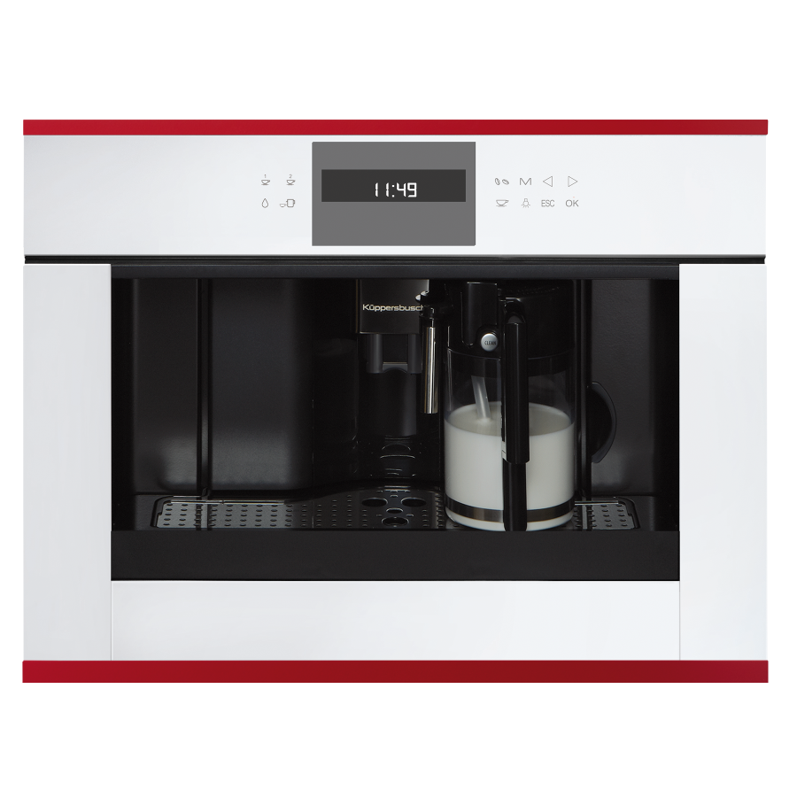 Встраиваемая кофемашина KUPPERSBUSCH CKV 6550.0 W8																		 — описание, фото, цены в интернет-магазине PT Stores