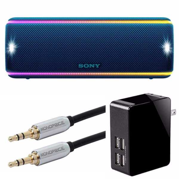 Купить Портативная акустика SONY SRS-XB31 blue — Фото 3