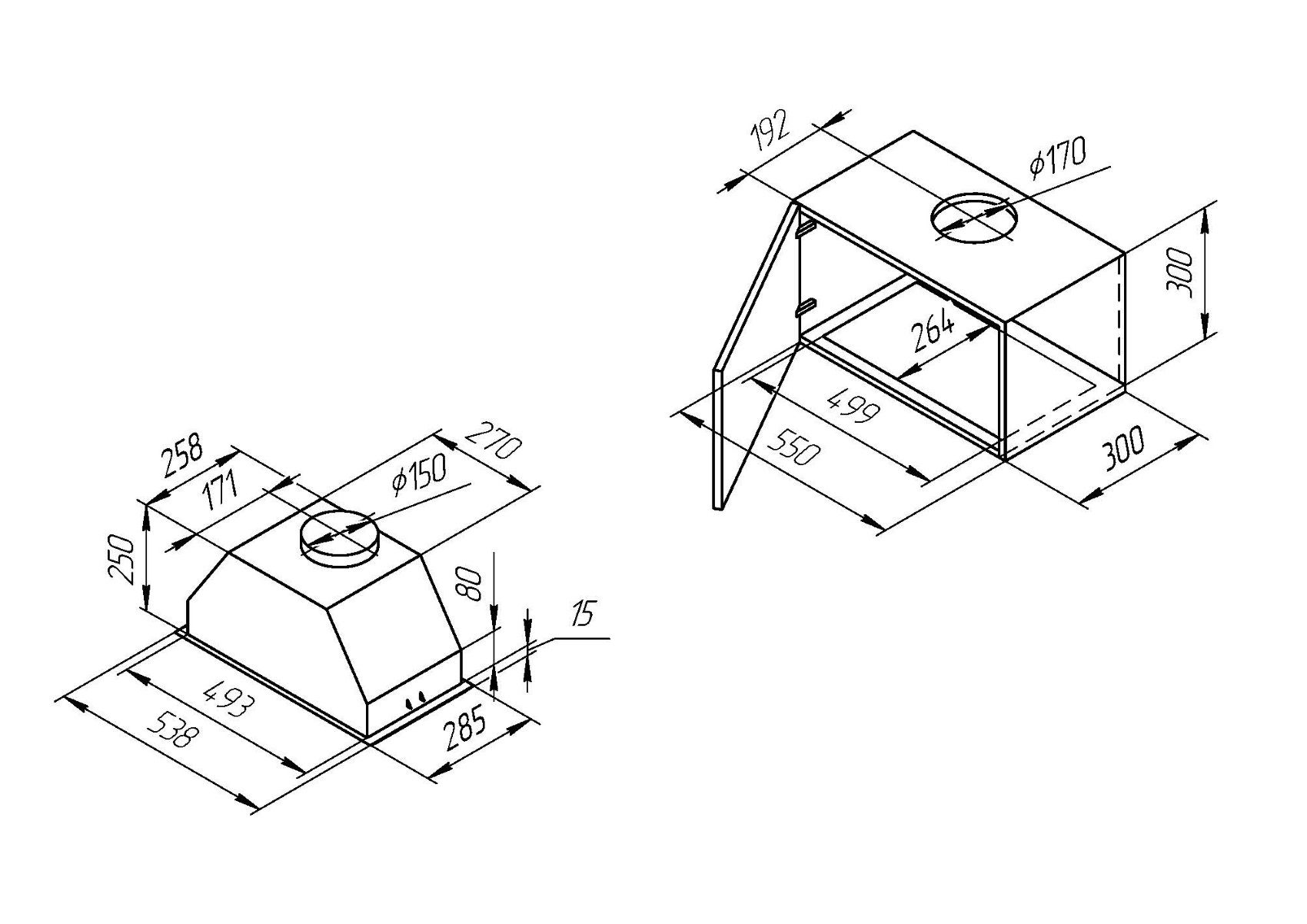 Купить Вытяжка встраиваемая KUPPERSBERG INBOX 54 W — Фото 5