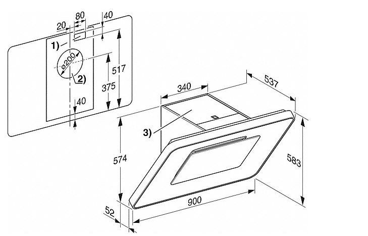 Купить Наклонная вытяжка MIELE DA6998 W Pearl — Фото 5