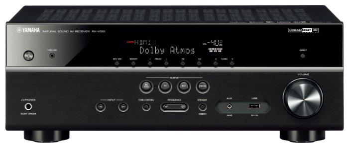  YAMAHA RX-V581 Black																		 — описание, фото, цены в интернет-магазине PT Stores
