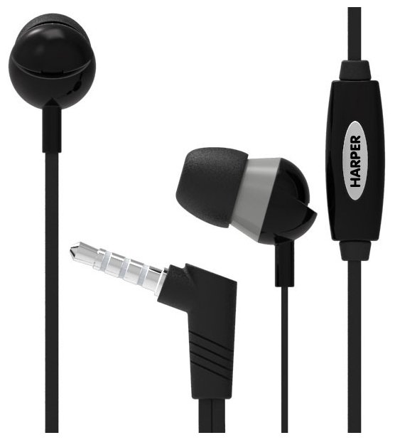 Наушники HARPER HV-102 black																		 — описание, фото, цены в интернет-магазине PT Stores