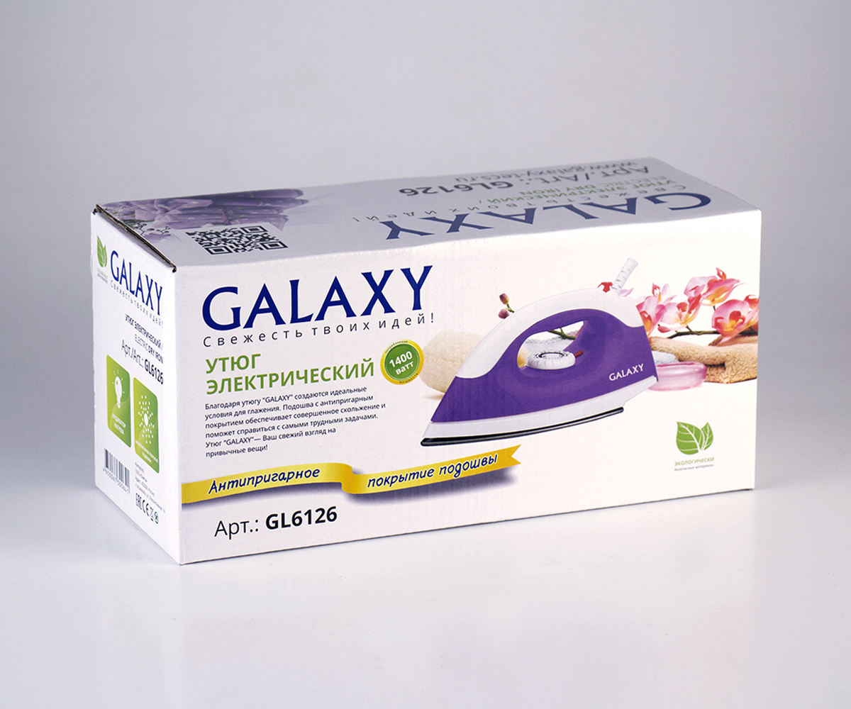 Купить Утюг GALAXY GL 6126 фиолетовый — Фото 4