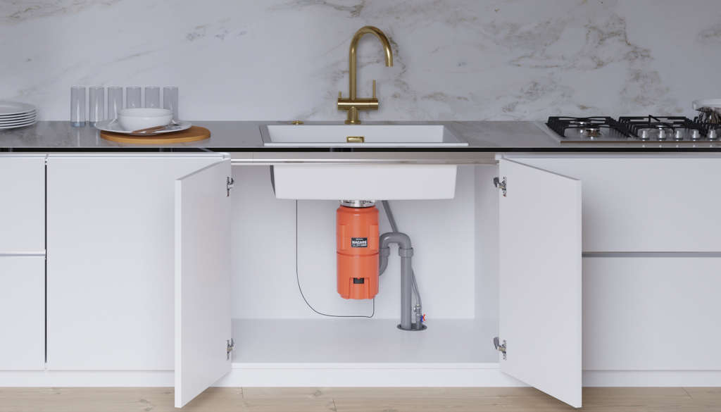 Купить Измельчитель пищевых отходов OMOIKIRI Nagare Slim 900 — Фото 4