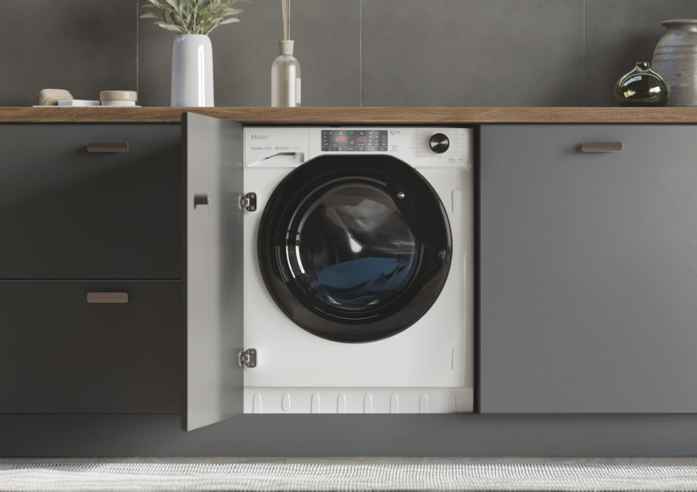 Купить Встраиваемая стиральная машина Haier HWDQ90B416FWB-RU — Фото 3