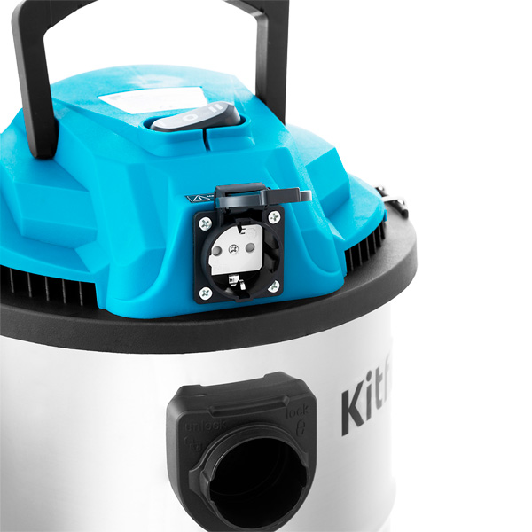 Купить Пылесос Kitfort KT-550 голубой/серебристый — Фото 4
