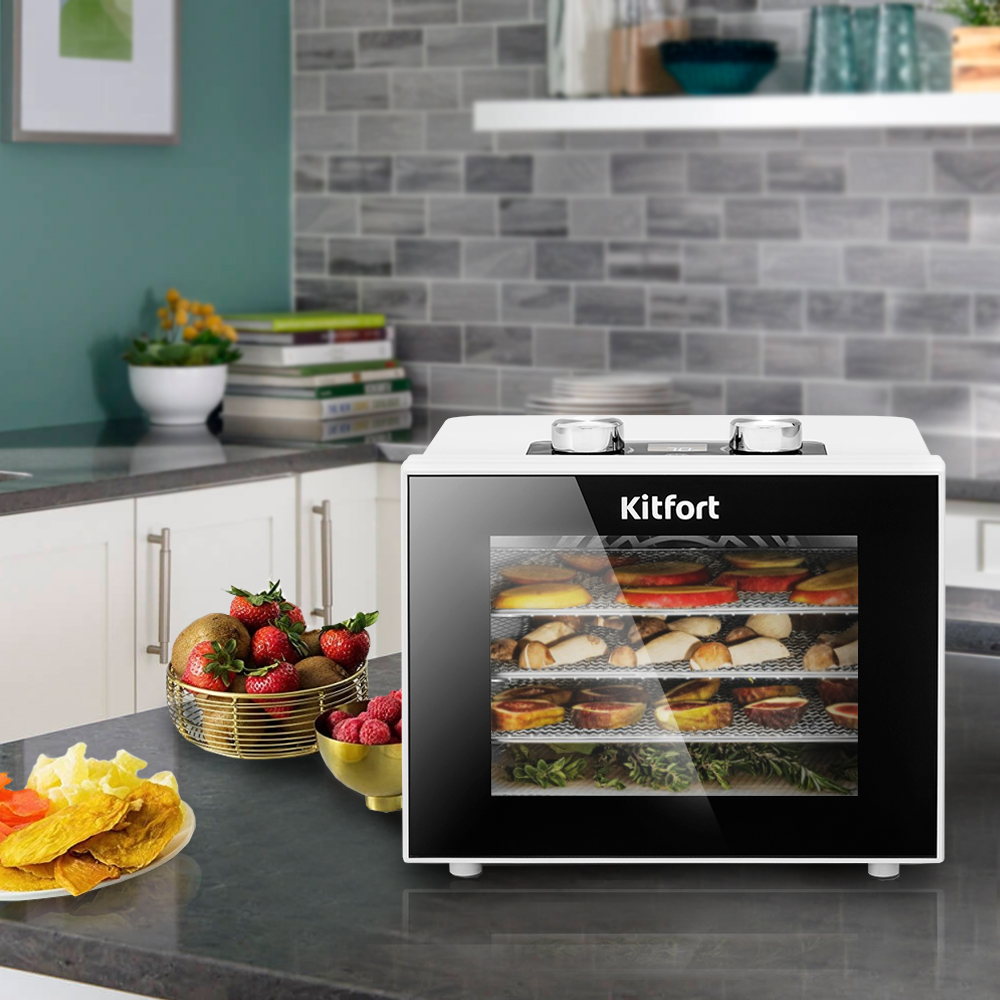 Купить Сушилка для овощей и фруктов Kitfort KT-1915-1 — Фото 3