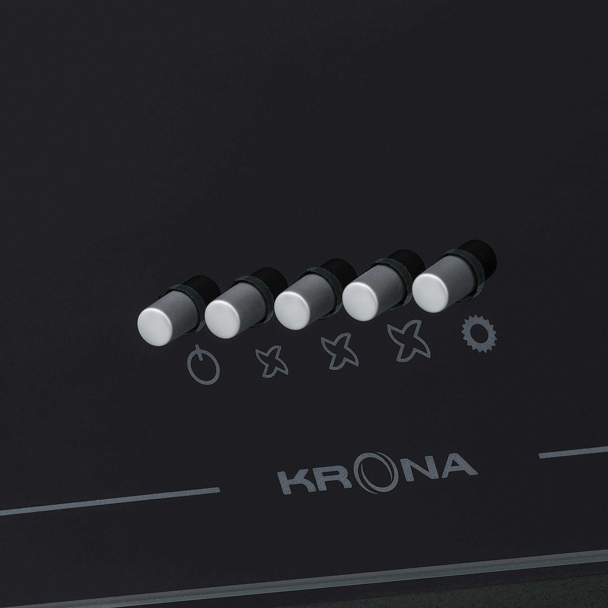 Купить Наклонная вытяжка KRONA JINA 600 BLACK PB — Фото 3