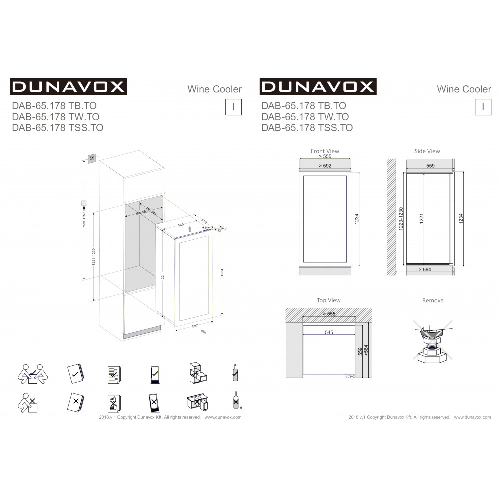 Купить Встраиваемый винный шкаф DUNAVOX DAB-65.178TW.TO — Фото 5