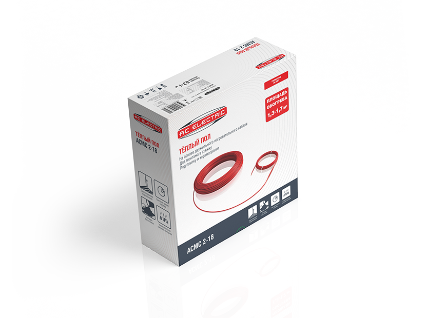 Купить Тёплый пол AC ELECTRIC ACMC 2-18-600 (комплект теплого пола) — Фото 2